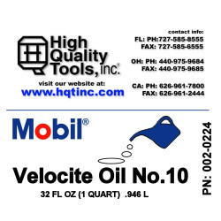 Mobil Velocite 10 Spindle...