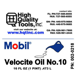 Mobil Velocite 10 Spindle...